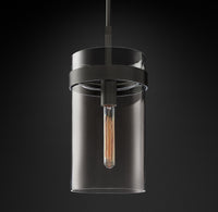 WOMO Cylindrical Glass Pendant Light - Ravelle