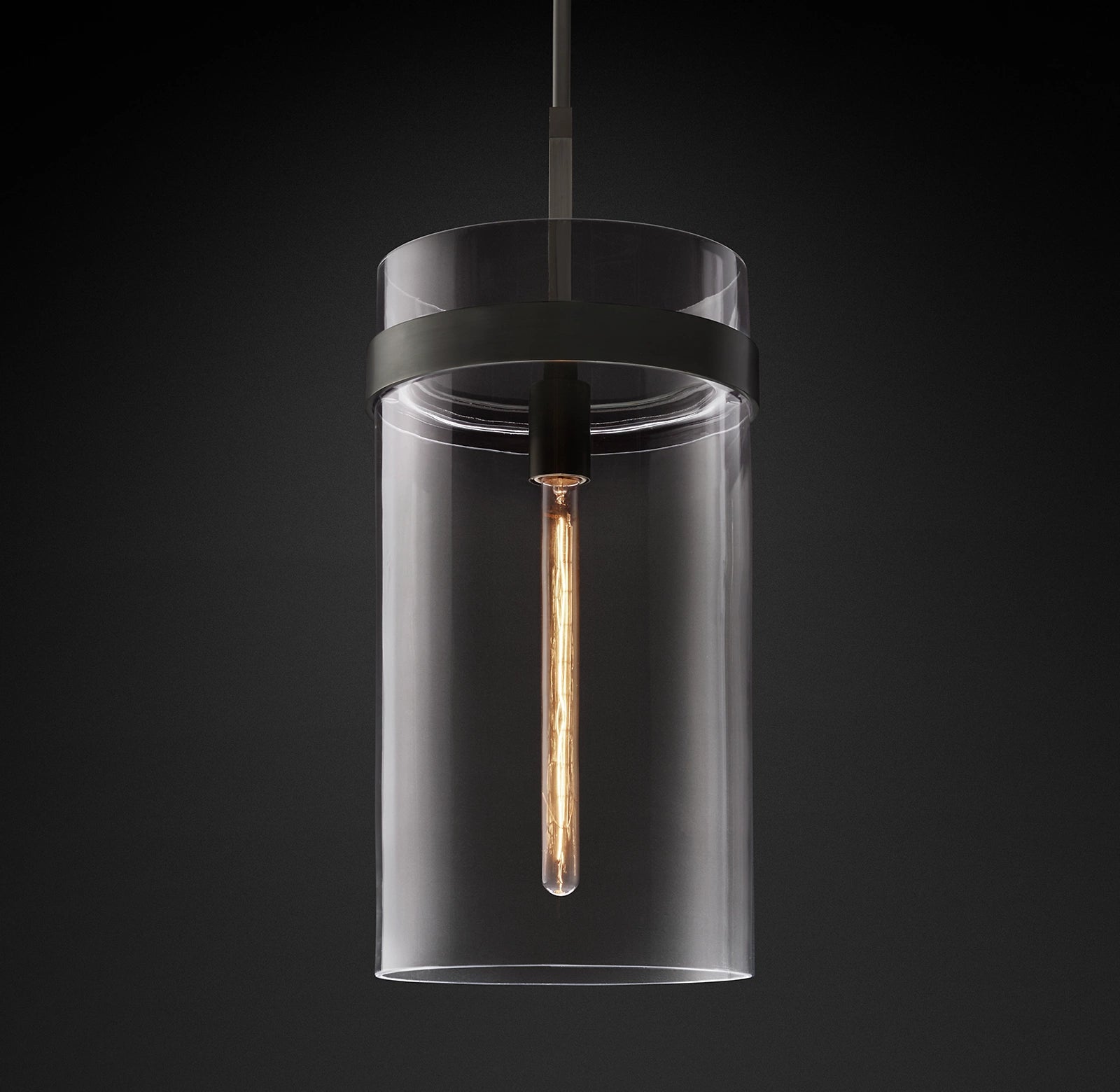WOMO Cylindrical Glass Pendant Light - Ravelle