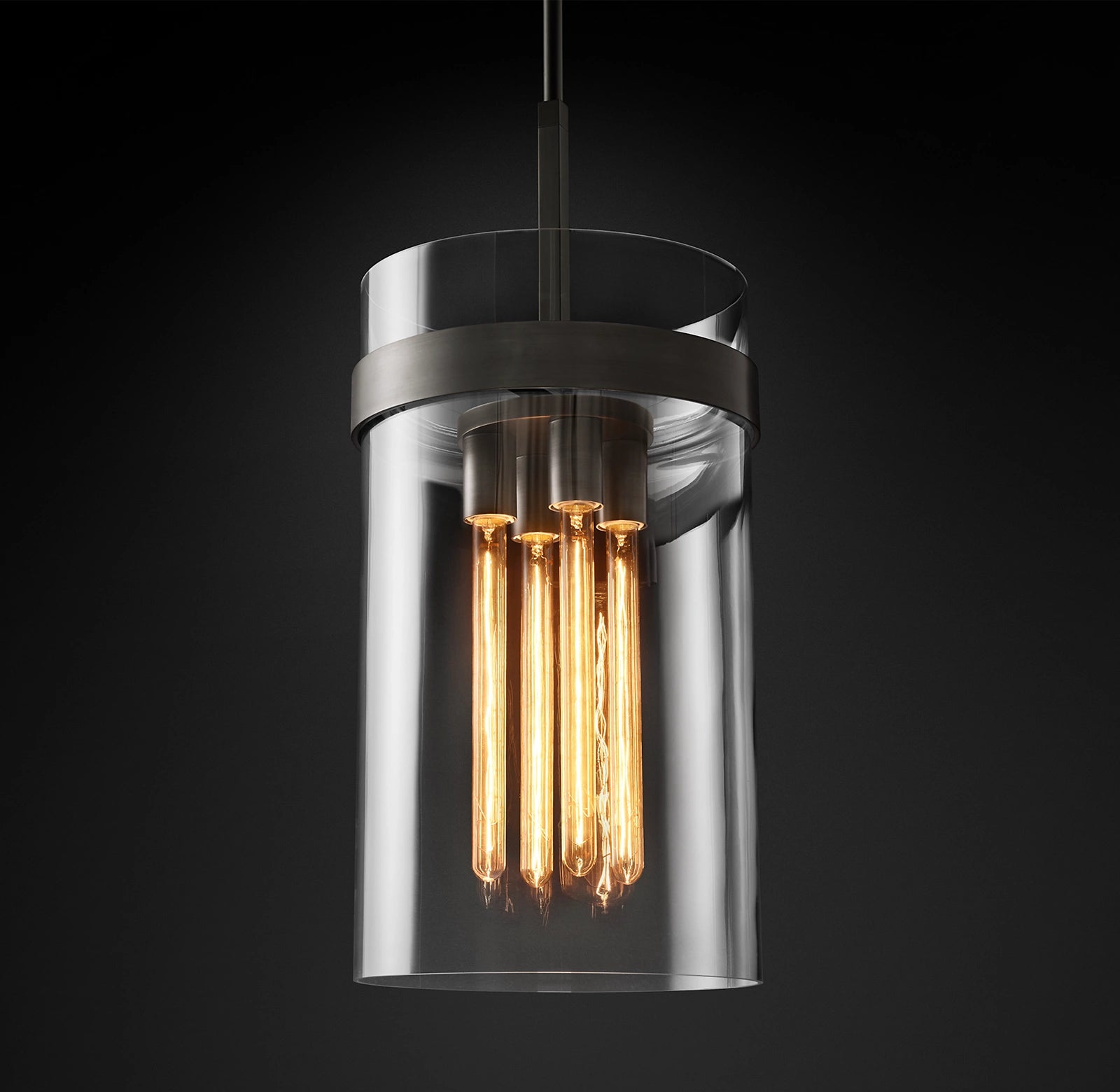 WOMO Cylindrical Glass Pendant Light - Ravelle