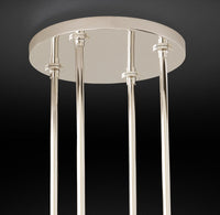 WOMO Cylindrical Glass Candle Round Chandelier - Ravelle