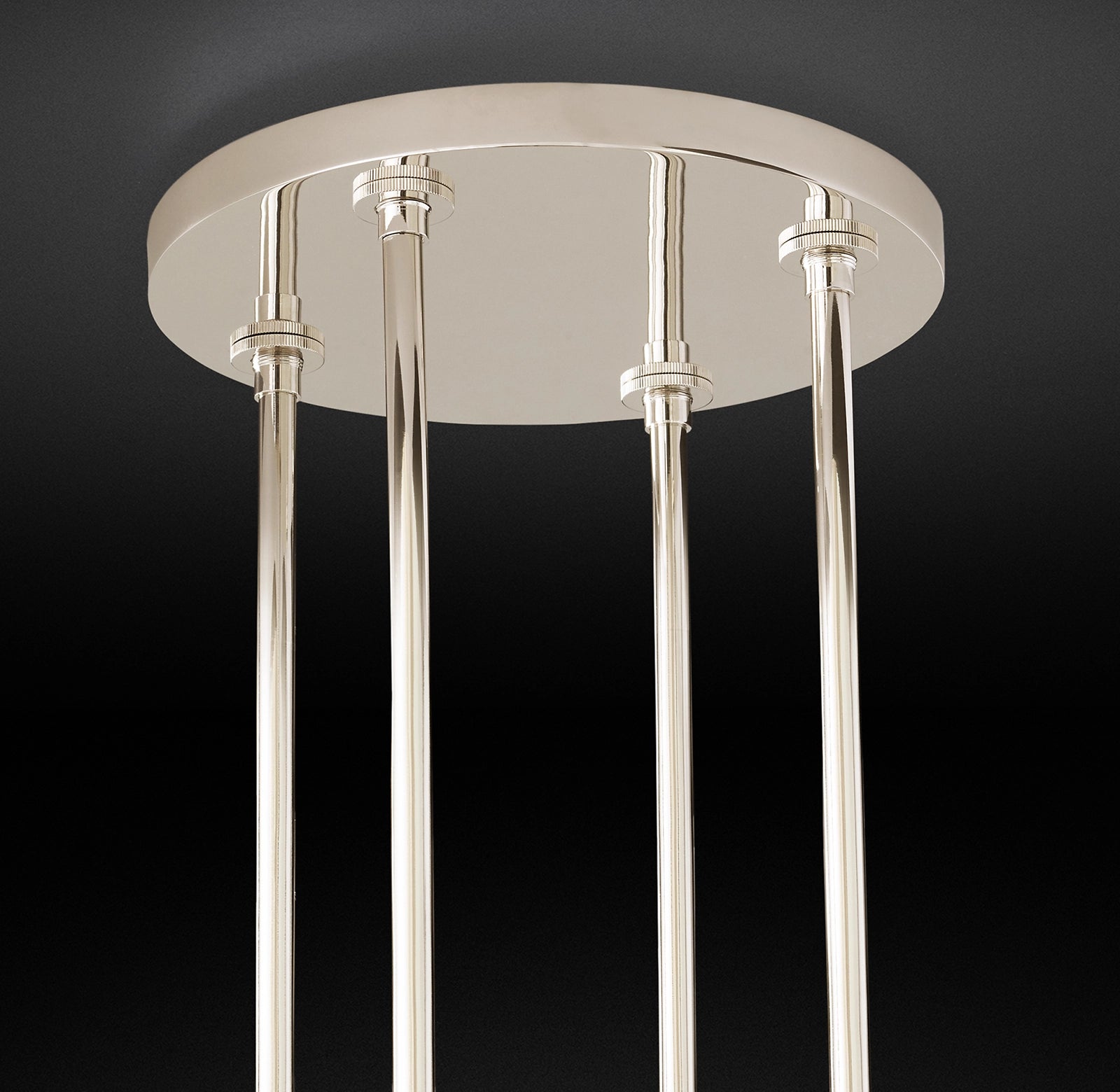 WOMO Cylindrical Glass Candle Round Chandelier - Ravelle