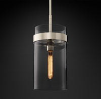 WOMO Cylindrical Glass Pendant Light - Ravelle