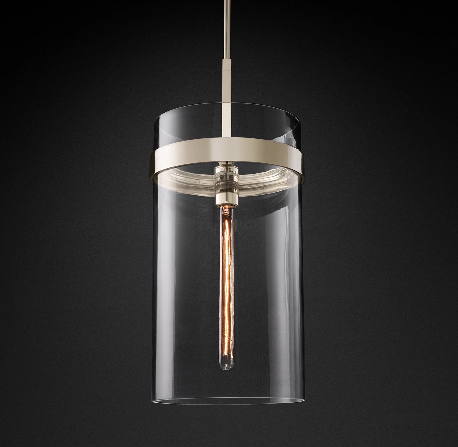 WOMO Cylindrical Glass Pendant Light - Ravelle