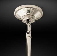 WOMO Clear Glass Globe Pendant Light - Machinist