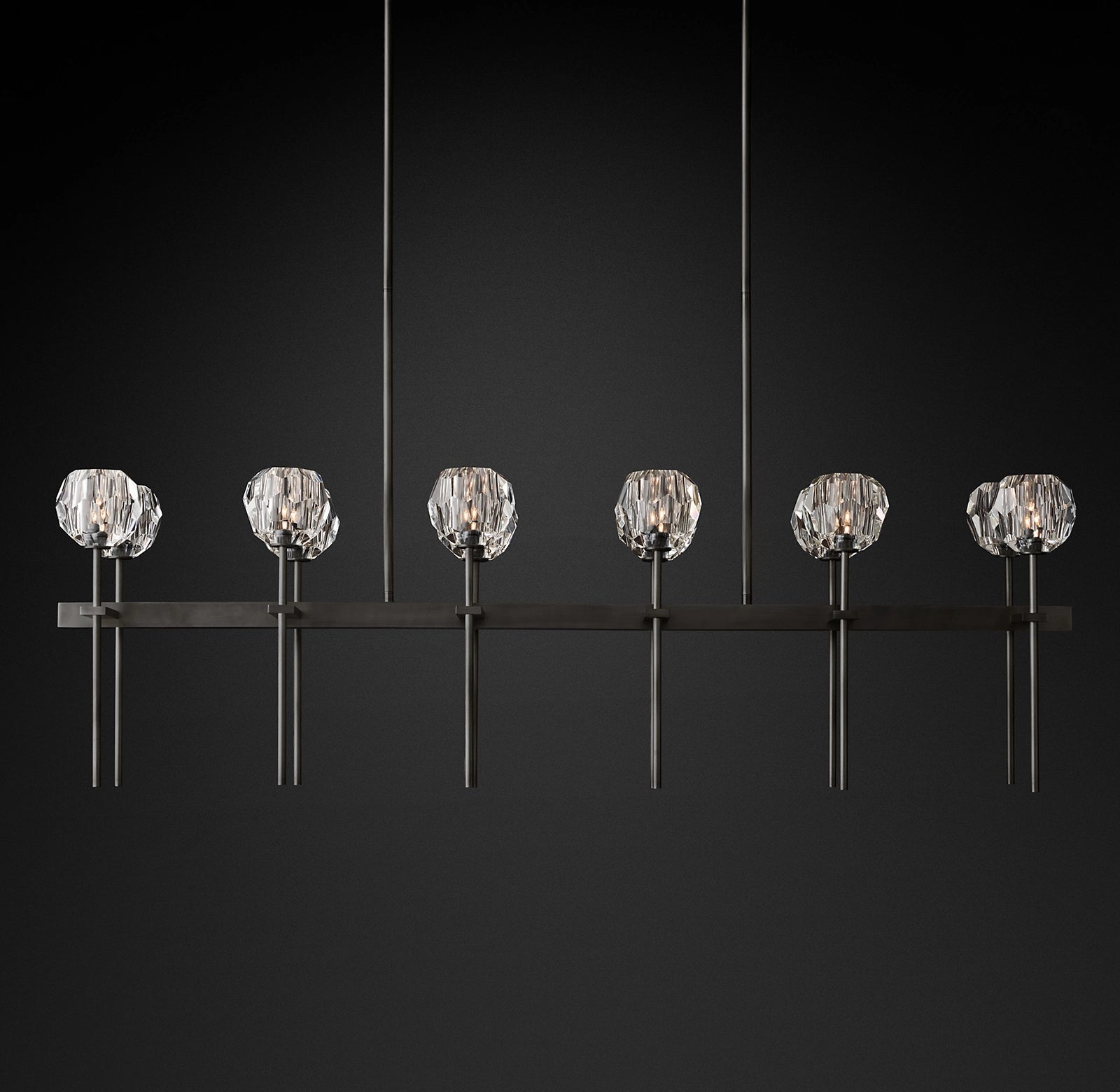 WOMO Crystal Linear Chandelier – Boule
