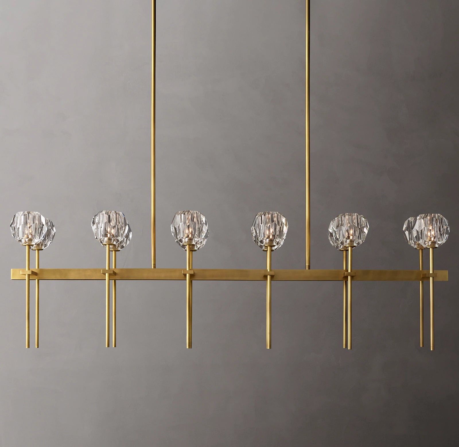 WOMO Crystal Linear Chandelier – Boule