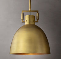 WOMO Metal Dome Pendant Light - Machinist