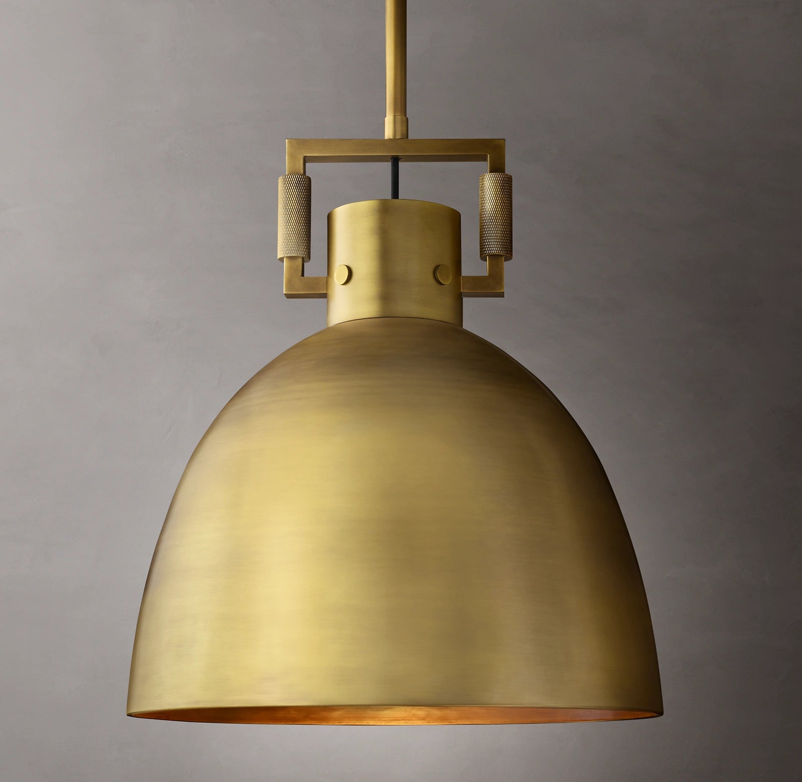 WOMO Metal Dome Pendant Light - Machinist