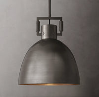 WOMO Metal Dome Pendant Light - Machinist