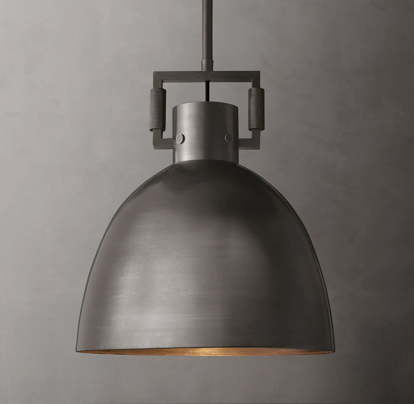 WOMO Metal Dome Pendant Light - Machinist