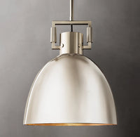 WOMO Metal Dome Pendant Light - Machinist