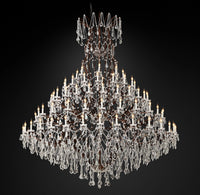 WOMO Candelabra Crystal Chandelier - Rococo