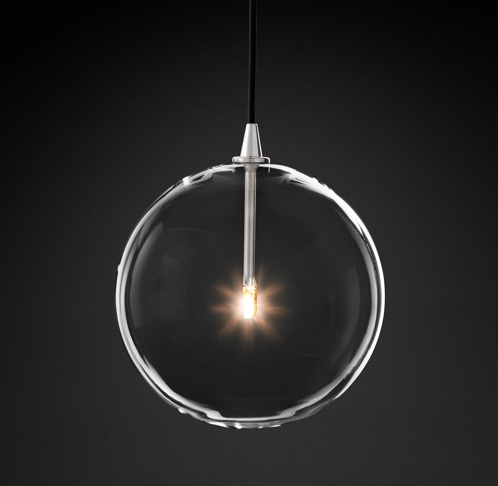 WOMO 6 Inch Blown Glass Globe Pendant Light - Mobile
