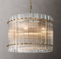 WOMO Ribbed Glass Round Chandelier - San Marco