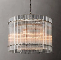 WOMO Ribbed Glass Round Chandelier - San Marco