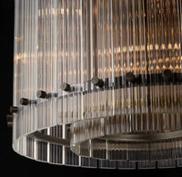 WOMO Ribbed Glass Round Chandelier - San Marco