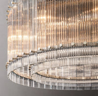 WOMO Ribbed Glass Round Chandelier - San Marco