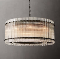 WOMO Ribbed Glass Round Chandelier - San Marco