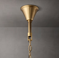 WOMO Ribbed Glass Two-Tier Chandelier - San Marco
