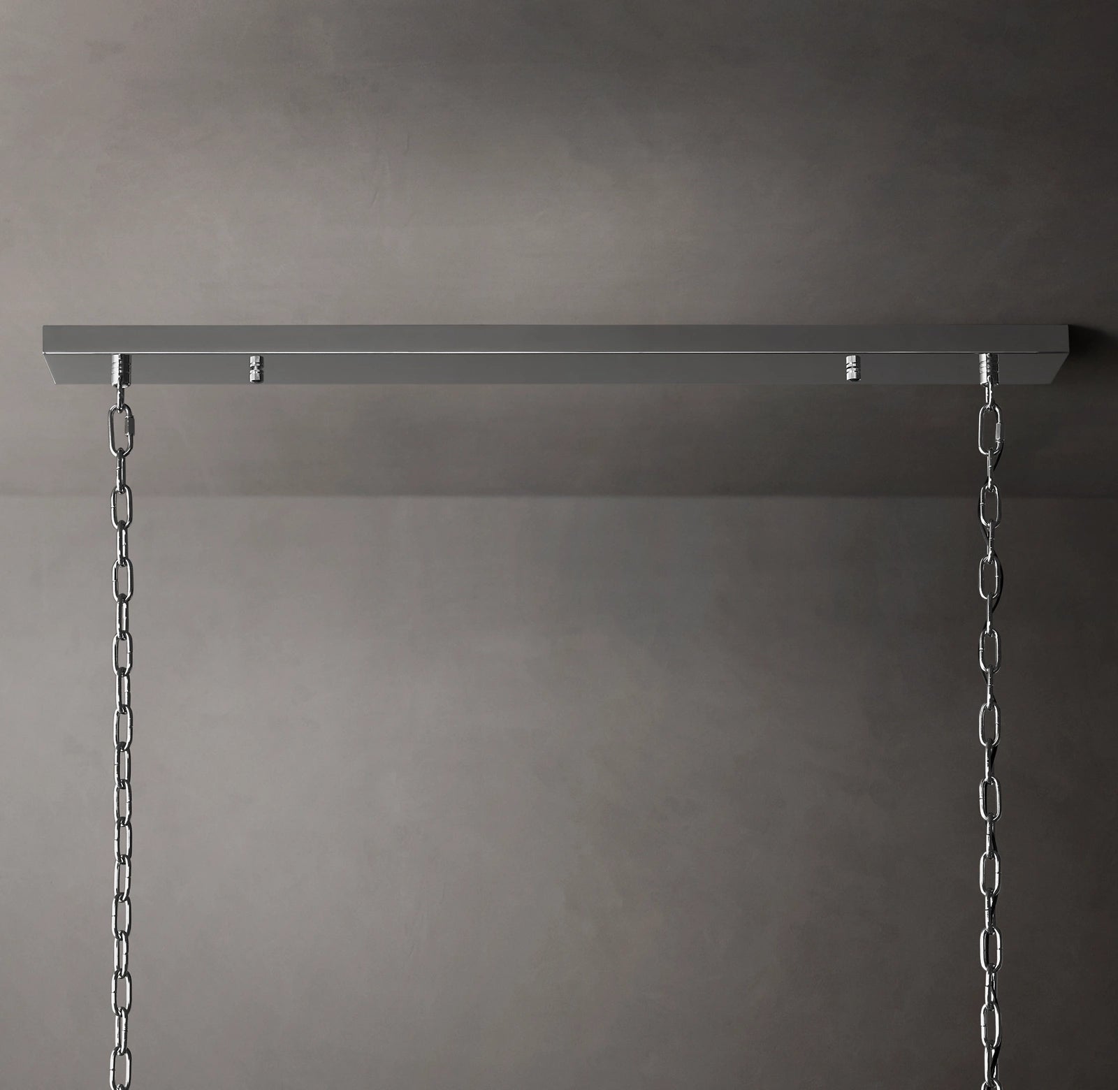 WOMO Ribbed Glass Rectangular Chandelier - San Marco