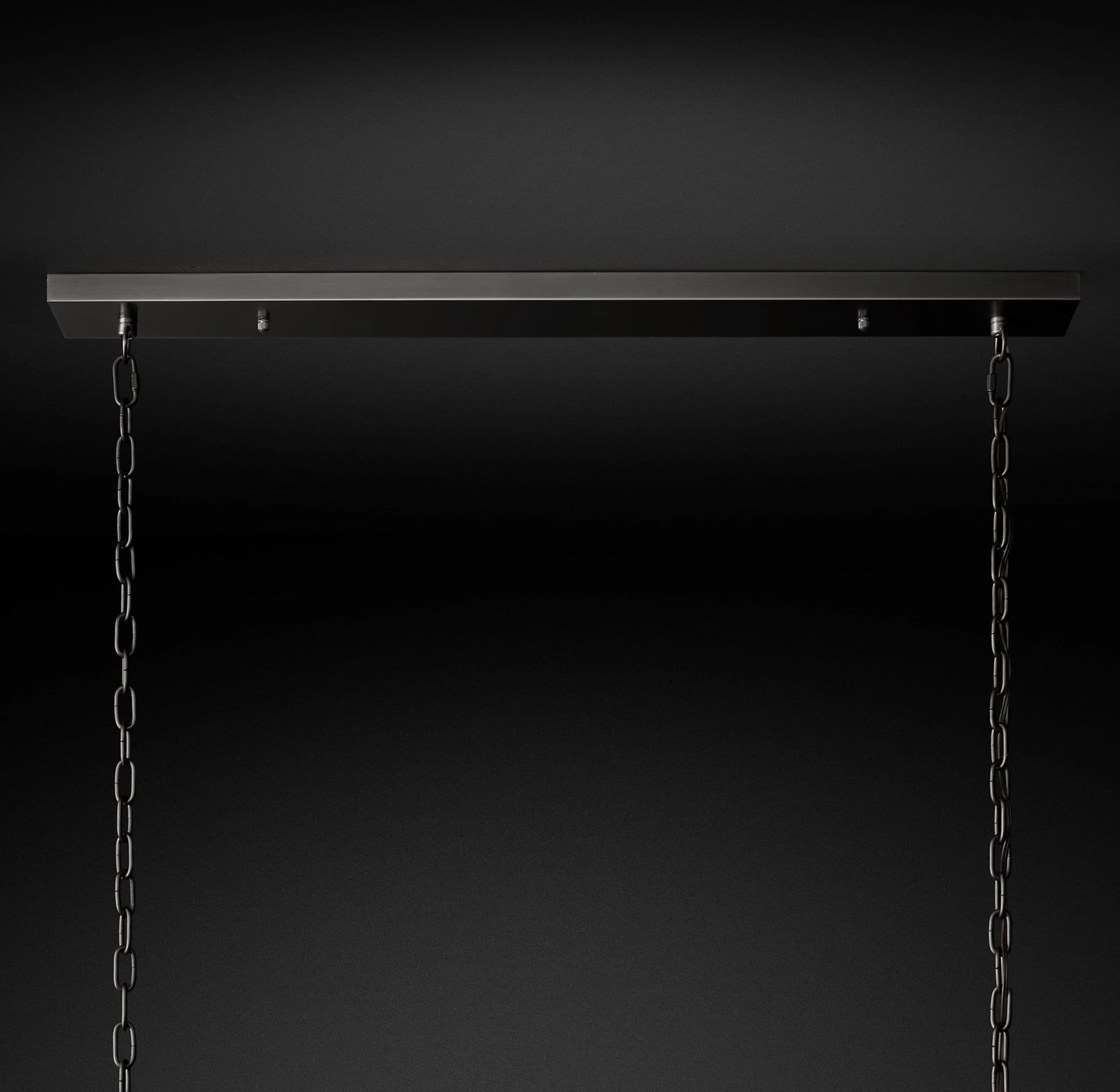 WOMO Ribbed Glass Rectangular Chandelier - San Marco