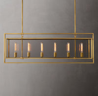 WOMO Glass Rectangular Chandelier - Beckman