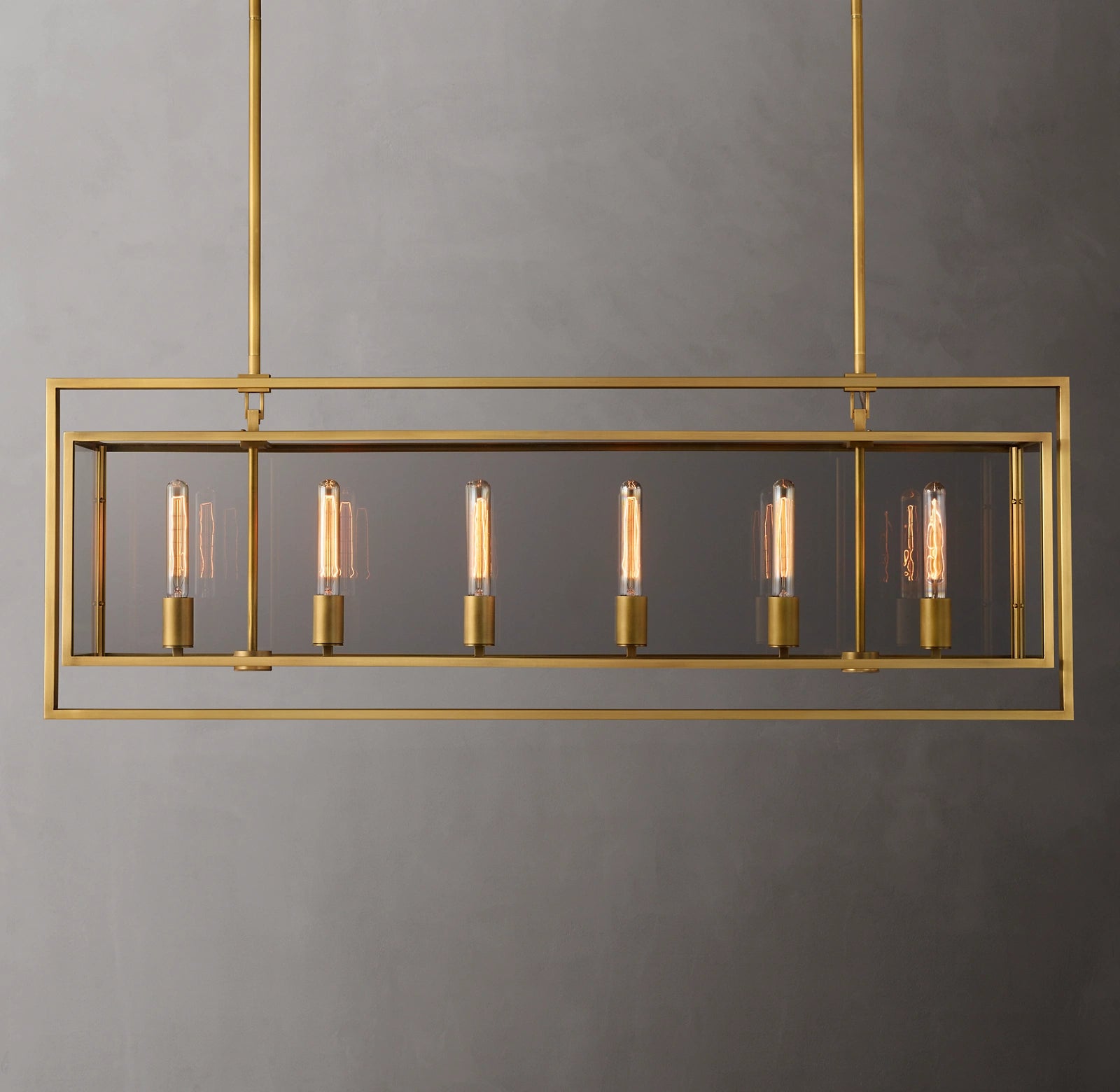 WOMO Glass Rectangular Chandelier - Beckman