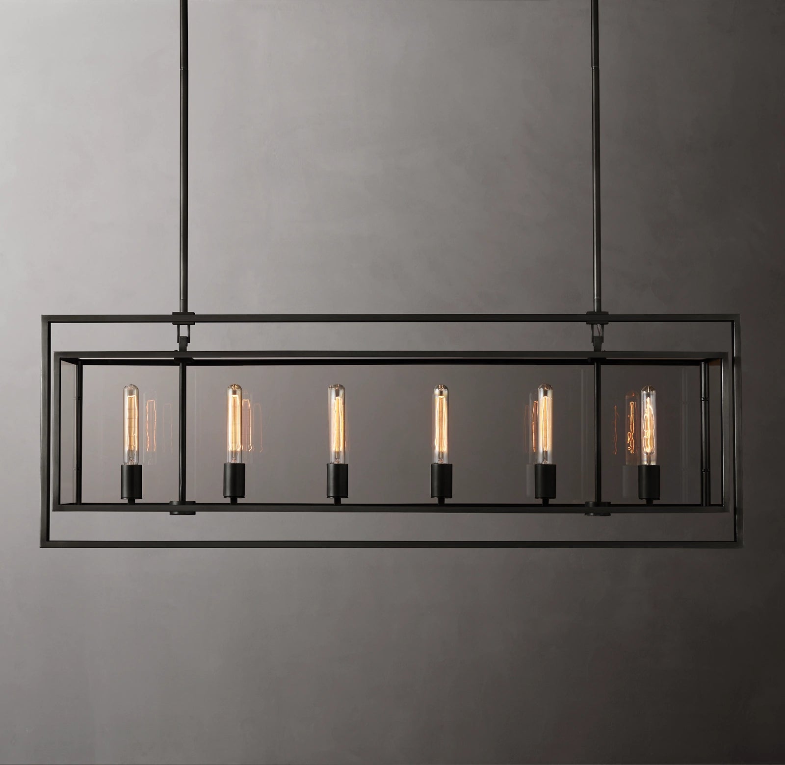 WOMO Glass Rectangular Chandelier - Beckman