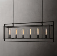 WOMO Glass Rectangular Chandelier - Beckman