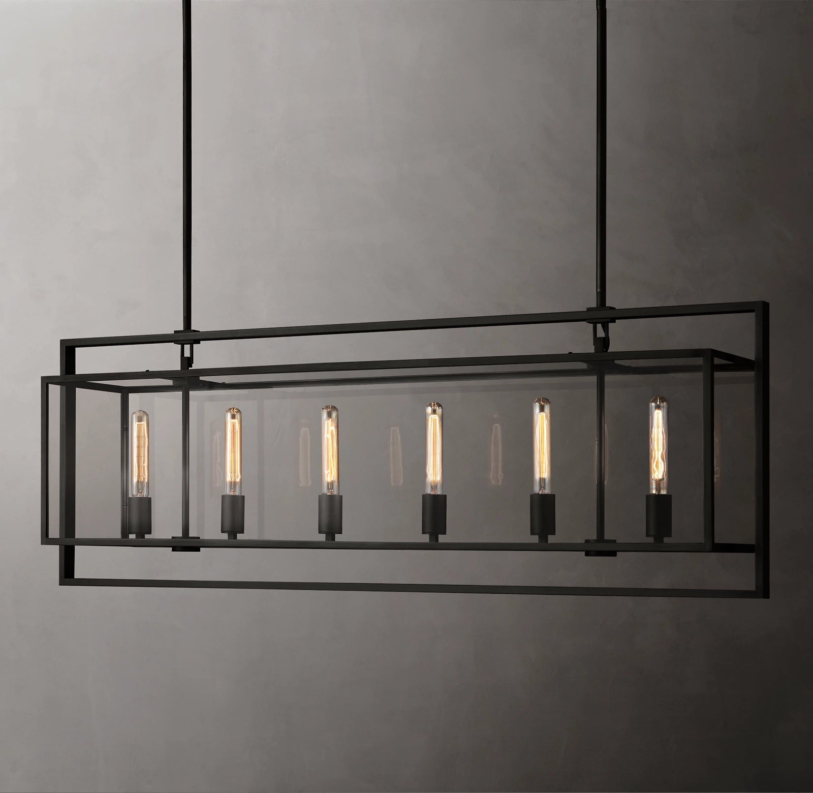 WOMO Glass Rectangular Chandelier - Beckman