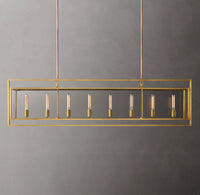 WOMO Glass Rectangular Chandelier - Beckman