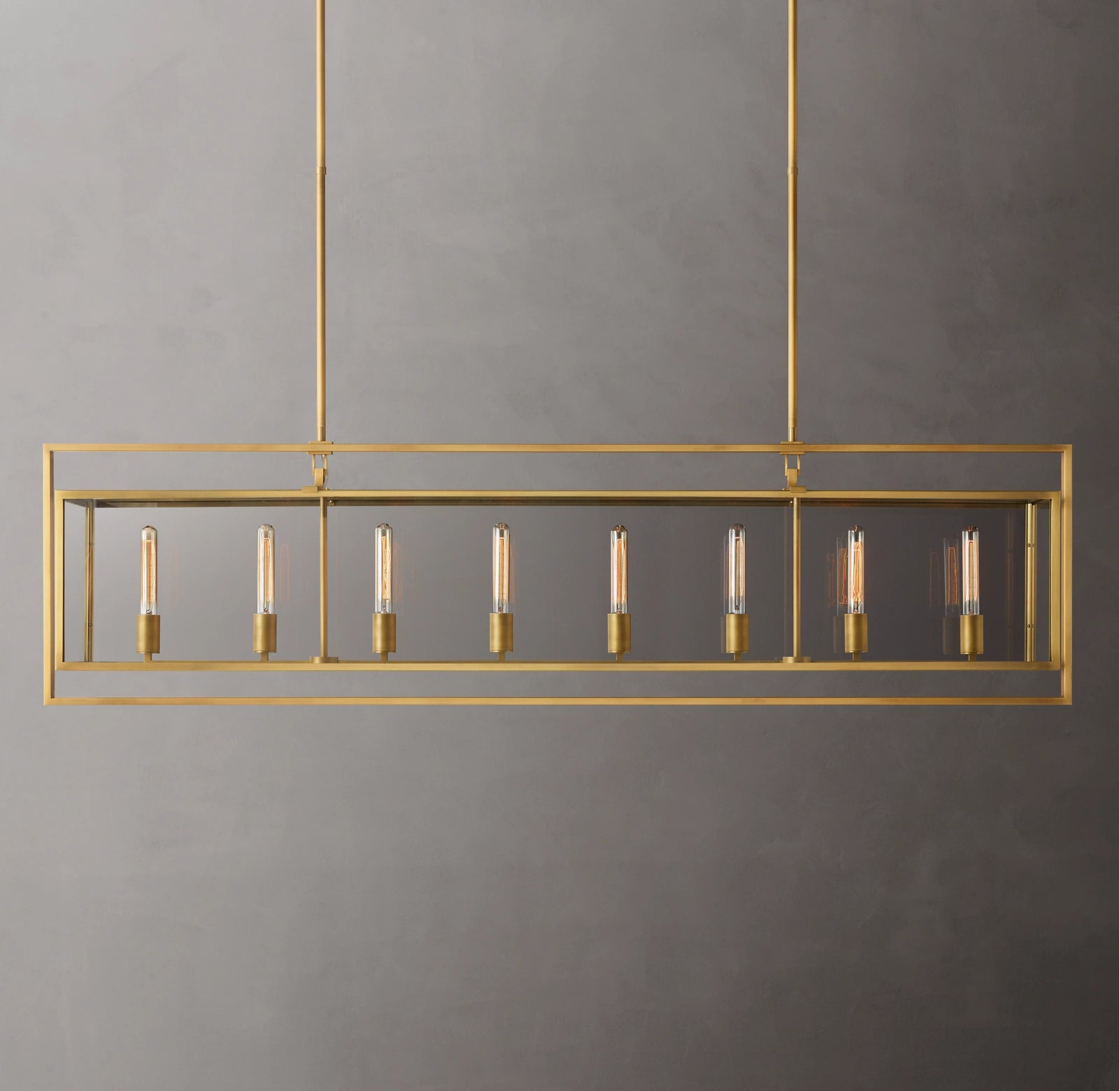 WOMO Glass Rectangular Chandelier - Beckman