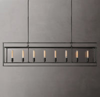 WOMO Glass Rectangular Chandelier - Beckman