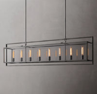 WOMO Glass Rectangular Chandelier - Beckman