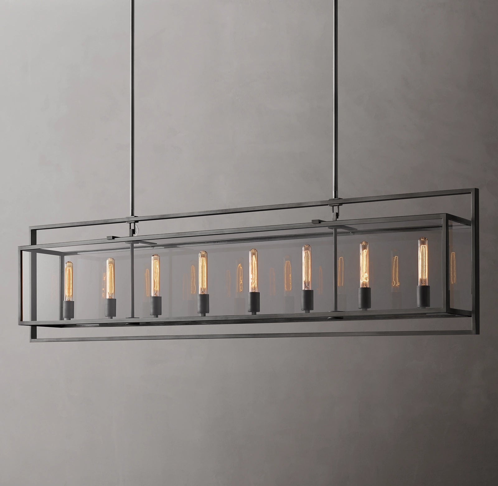WOMO Glass Rectangular Chandelier - Beckman