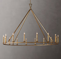 WOMO Candelabra Round Chandelier – Openwork