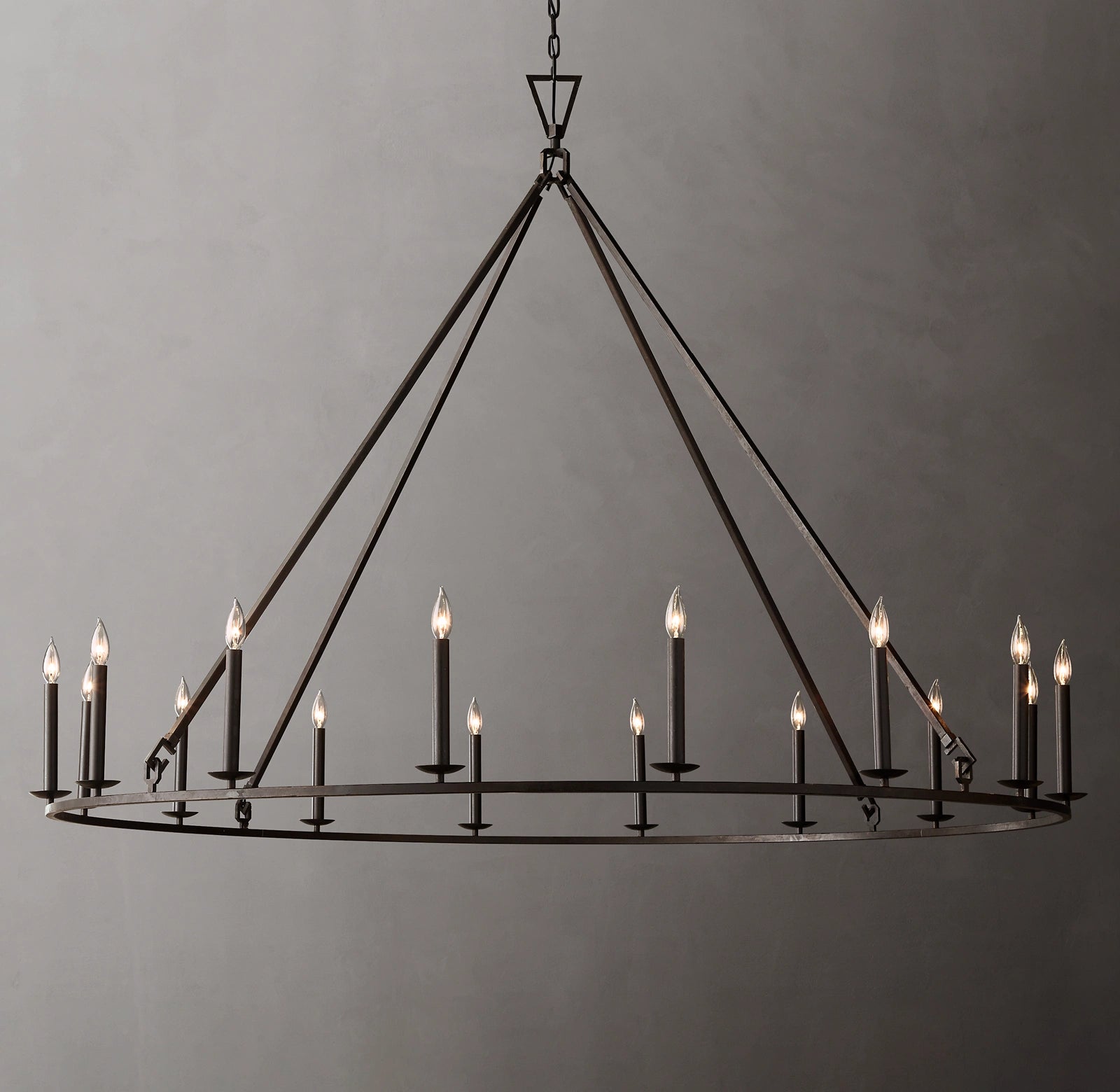 WOMO Candelabra Round Chandelier – Openwork