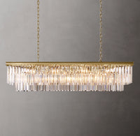 WOMO Crystal Prism Rectangular Chandelier - Odeon