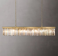 WOMO Crystal Prism Rectangular Chandelier - Rhys