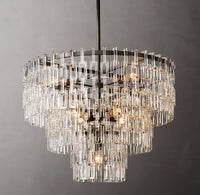 WOMO Chain Crystal Tiered Chandelier - Marignan