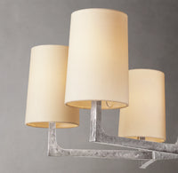 WOMO Hammered Metal Arm Shaded Chandelier – Wright