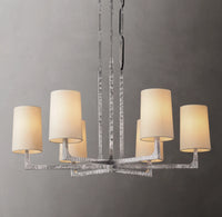 WOMO Hammered Metal Arm Shaded Chandelier – Wright