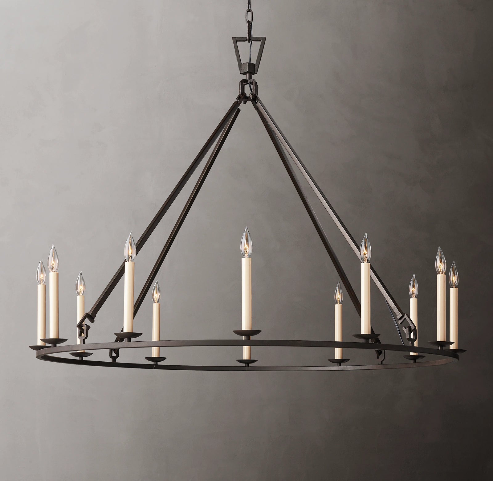 WOMO Candelabra Round Chandelier – Openwork