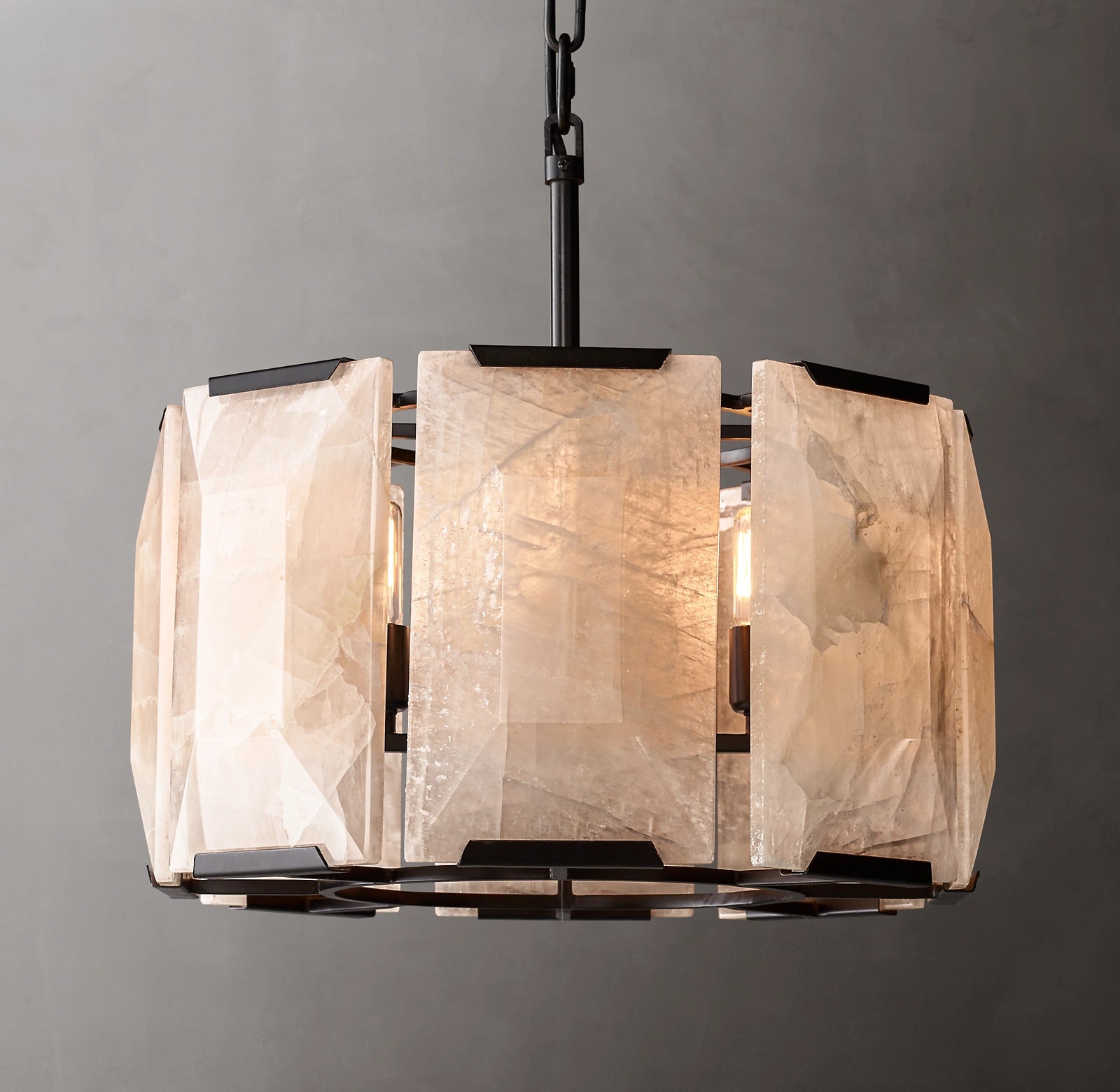 WOMO Alabaster Round Chandelier – Harlow