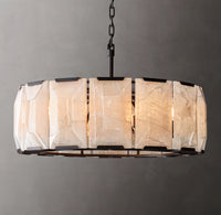 WOMO Alabaster Round Chandelier – Harlow