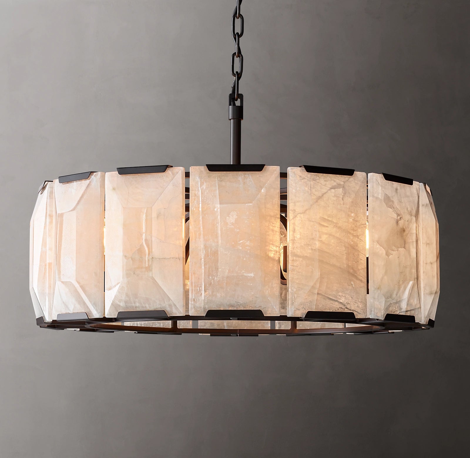 WOMO Alabaster Round Chandelier – Harlow