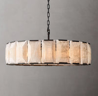 WOMO Alabaster Round Chandelier – Harlow
