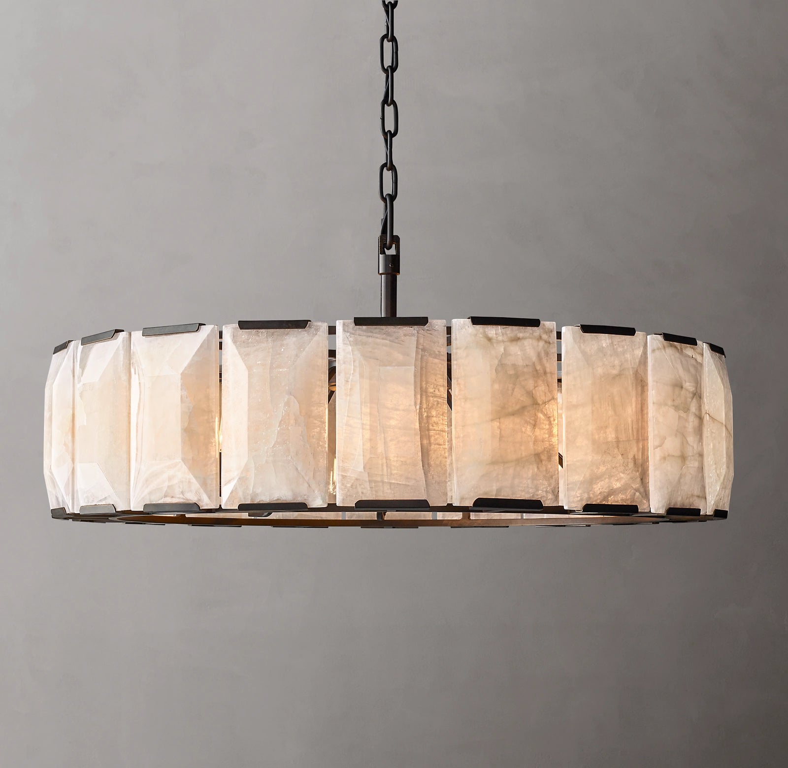 WOMO Alabaster Round Chandelier – Harlow