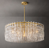 WOMO Cascading Chain Crystal Chandelier - Marignan