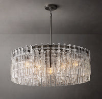 WOMO Cascading Chain Crystal Chandelier - Marignan